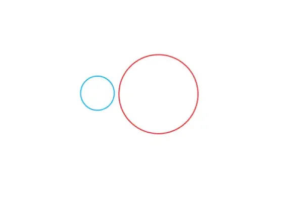 Image of Relative Positions Between Two Circumferences