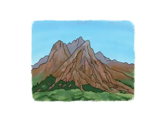 Image of Parts of a Mountain